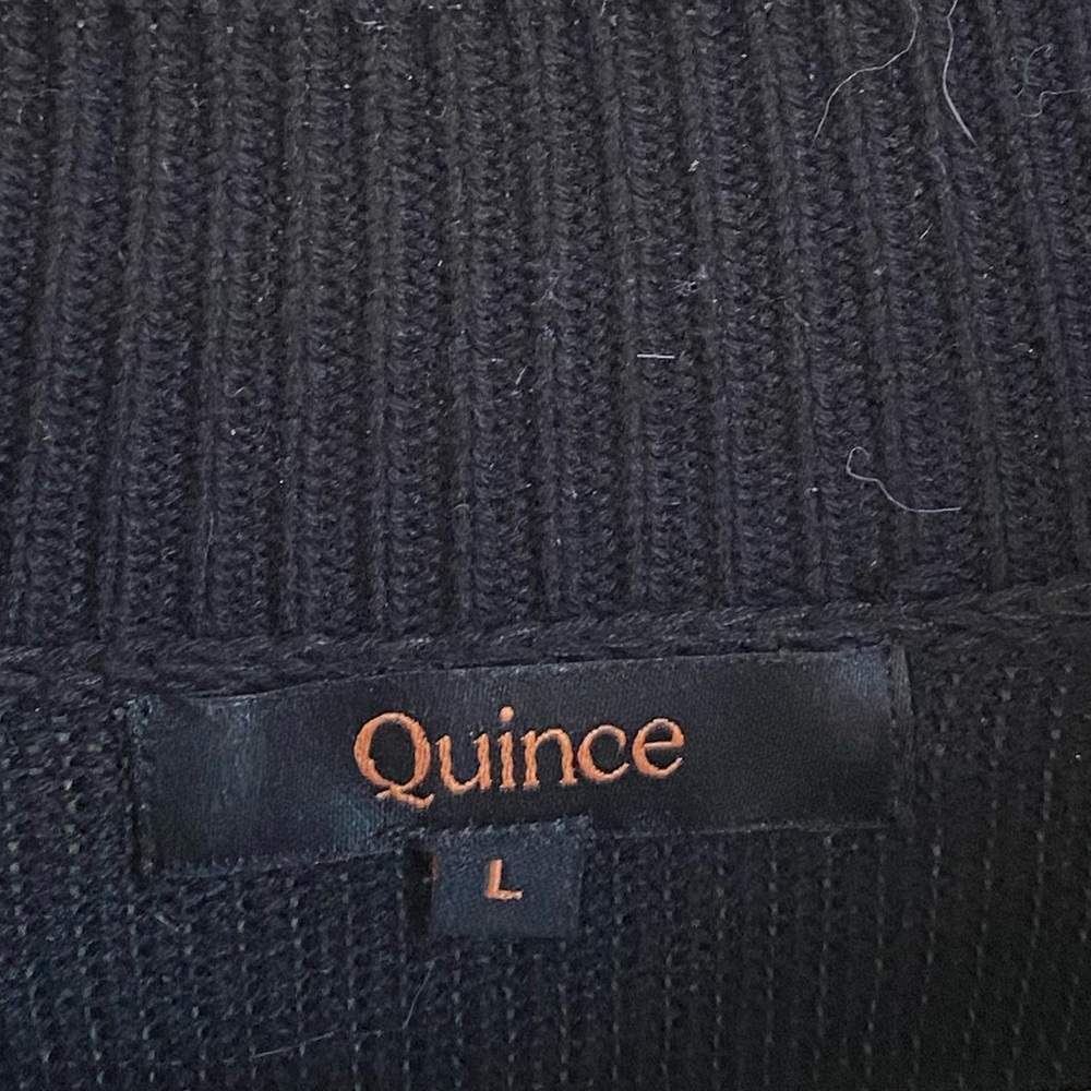 Quince Organic Cotton Mock Neck Sweater - Picture 11 of 14